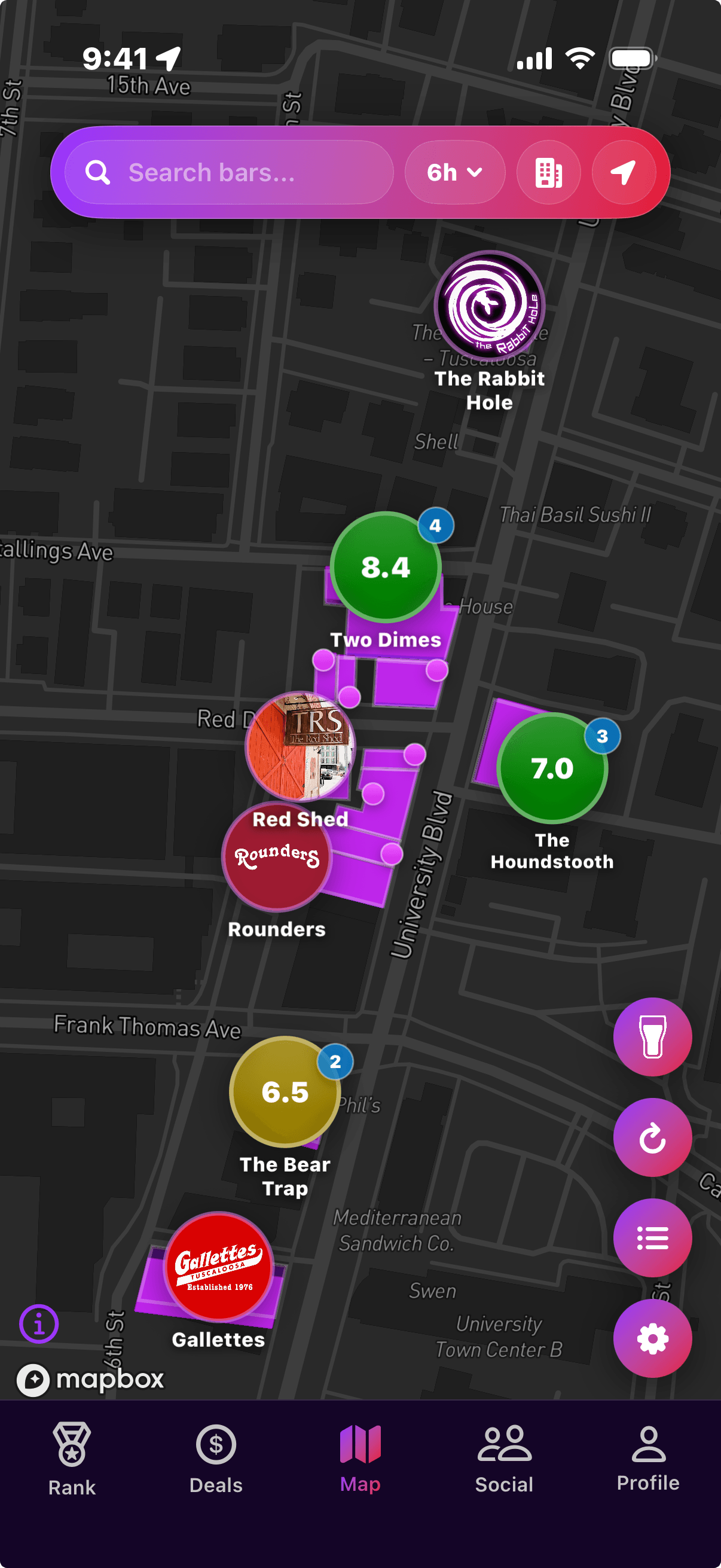 HotSpot map view